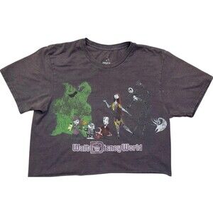 Disney World Nightmare Before X-Mas TShirt S Jack Skellington Tim Burton Cropped